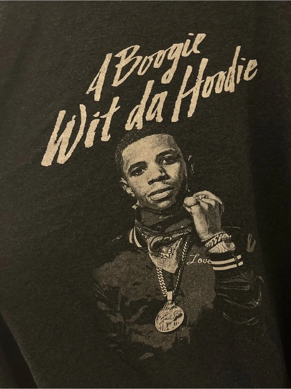 Gray A Boogie Wit Da Hoodie Graphic Tshirt